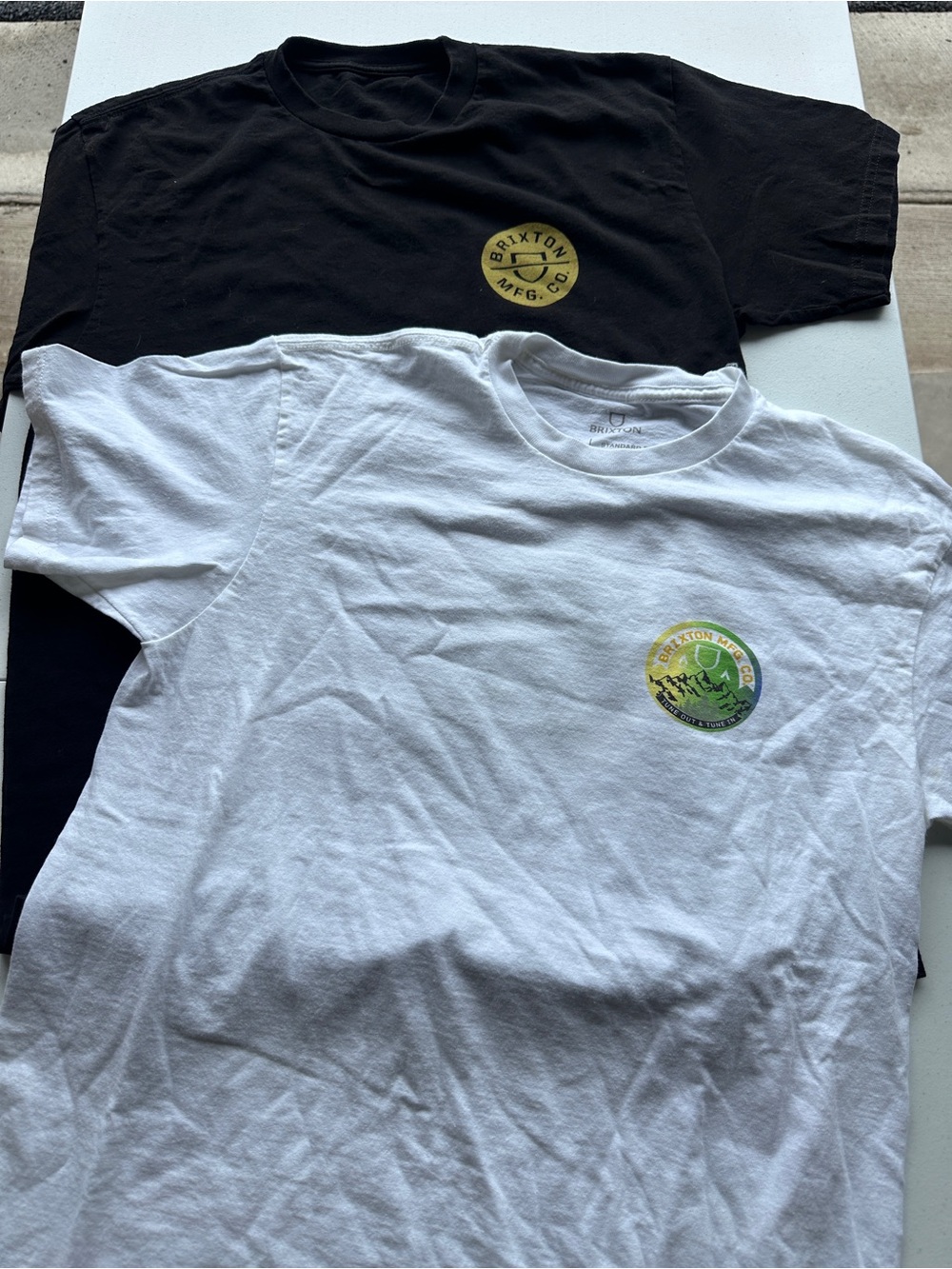 Brixton Black & White Graphic Tee Bundle